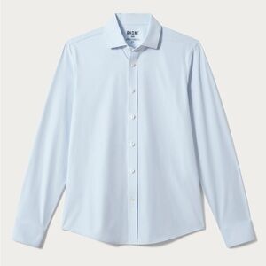 Rhone State of Mind Commuter Shirt Slim Fit in Blue Size Medium NWOT